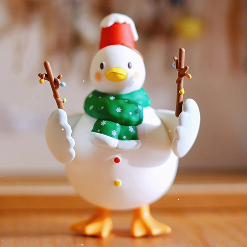 

Dake Duck Christmas Party Mystery Box Anime Pvc 100% Original Figure Collection Model Desktop Ornaments Doll Toys