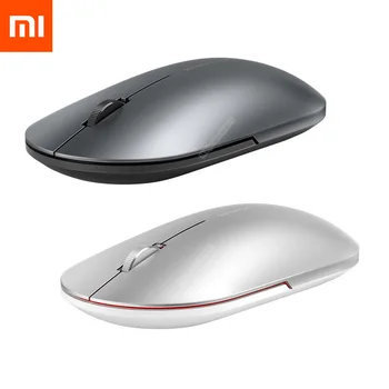 

Original Xiaomi Fashion Mouse Portable Wireless Game Mouse 1000dpi 2.4GHz Bluetooth link Optical Mouse Mini Portable Metal Mouse