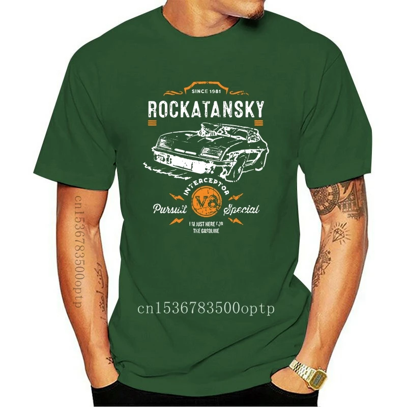 Новая футболка Rockatansky Мужская Mad Max Mfp Force Fury перехват дорог V8 | одежда