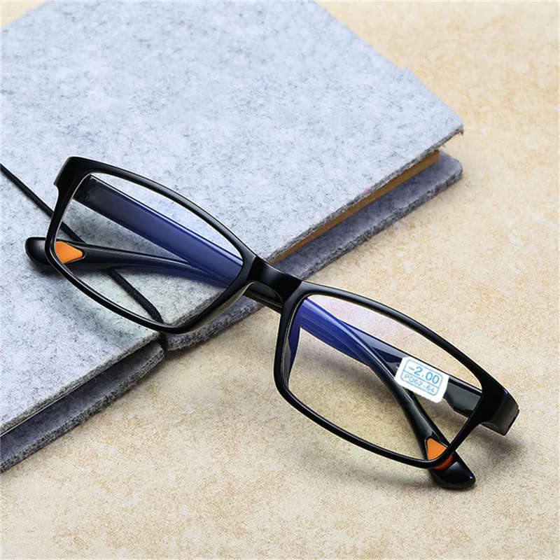 Seemfly 0 -1.0 -2.5 -3.0 -3.5 -4.0 Ultralight Finished Myopia Glasses Men Women Nearsighted Eyeglasses Shortsighted Spectacles