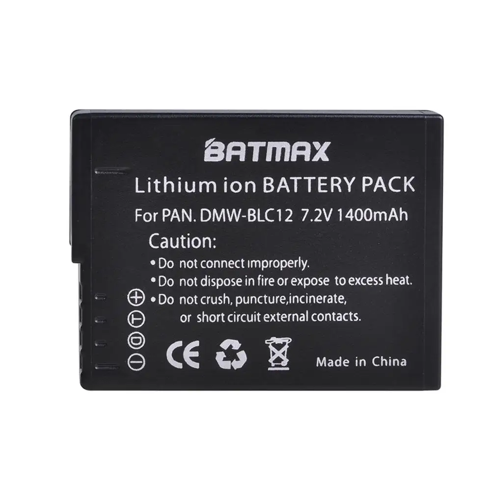 Caricabatteria USB doppio per Lumix DMC-FZ1000, FZ2000