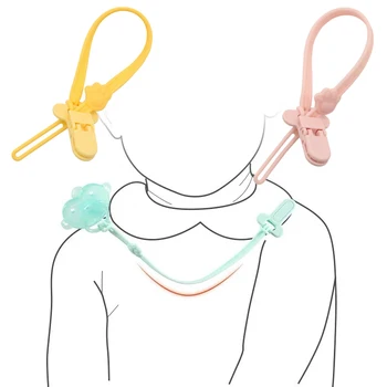 

2020 New Baby Infant Pacifier Clips Chain BPA Free Food Grade Siicone Teether Cartoon DIY Pacifier Holder For Kids Gifts