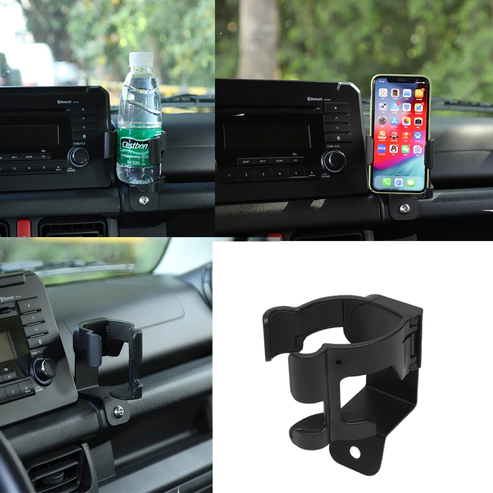 1/2pcs Car Cup Holder Mobile Phone Stand Organizer Multi-purpose Water Cup  Mobile Phone Holder Navigation Mount Car Accessories - AliExpress