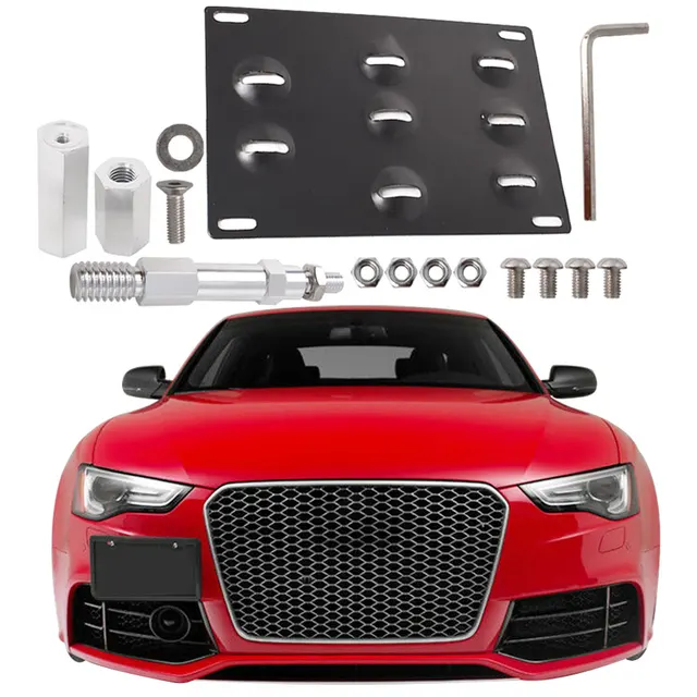 Portamatriculas para Audi Sport Carbon - Soporte para matrículas coche