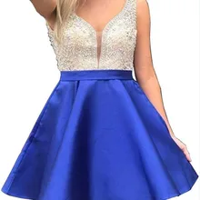 Очаровательные платья для выпускного вечера с v-образным вырезом, с бисером, с блестками размера плюс, атласные бальные платья для выпускного вечера