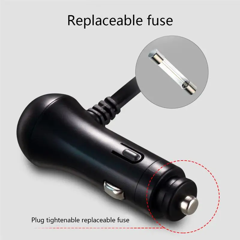 12 V-24 V автомобиль Зарядное устройство аксессуары двойной USB кабель для зарядки один из двух может светильник сигарета зарядное устройство Напряжение Универсальный сигареты светильник er для автомобиля
