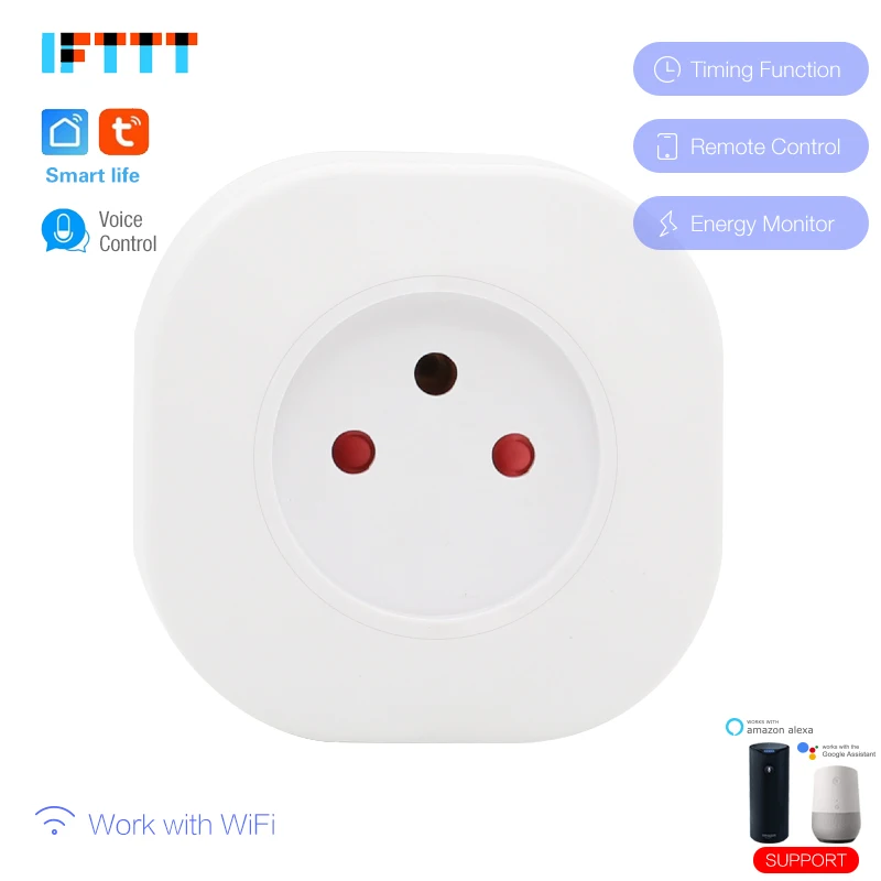 10 шт. 16A Израиль Wi Fi Smart IL Plug power Monitor умная розетка Голосовое управление работа с Alexa