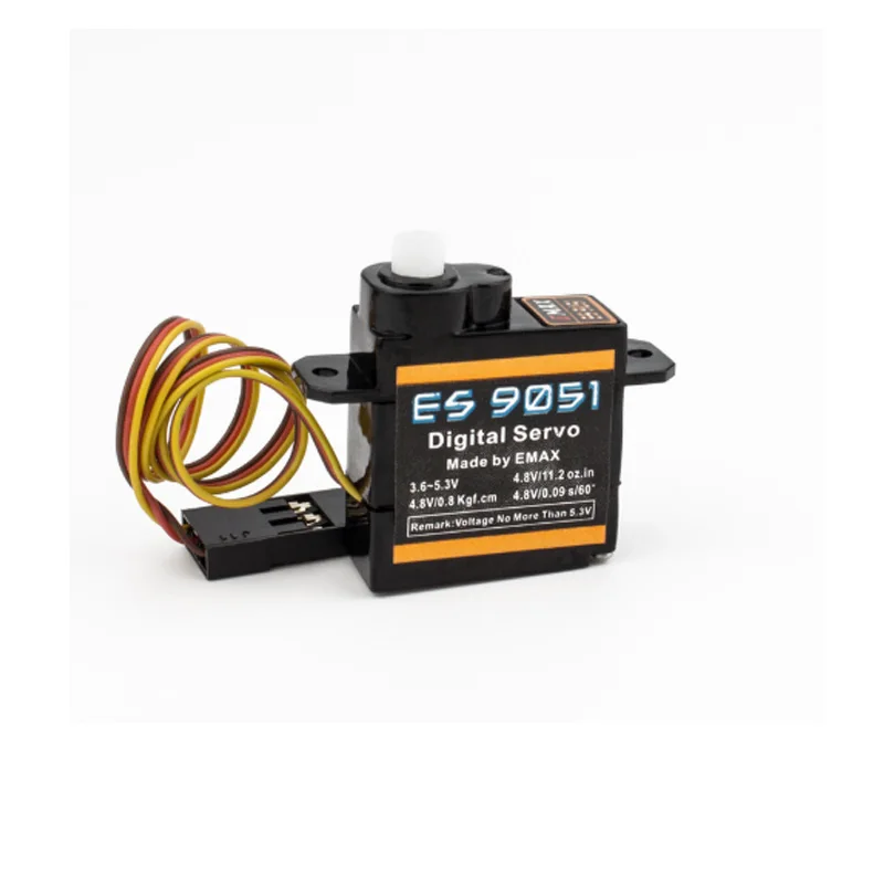 EMAX ES9051 4.3g Digital Servo Pastic Gear 0.8kg Torque for 3D F3P Airplanes Wholesale 4