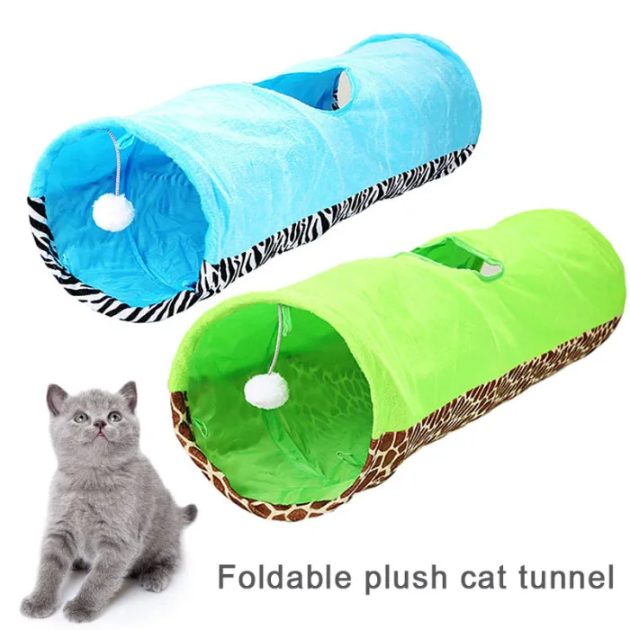 Кошачий туннель прохода складные трубы Crinkle Котенок Играть забавные интерактивные игрушки товары для домашних животных MYDING