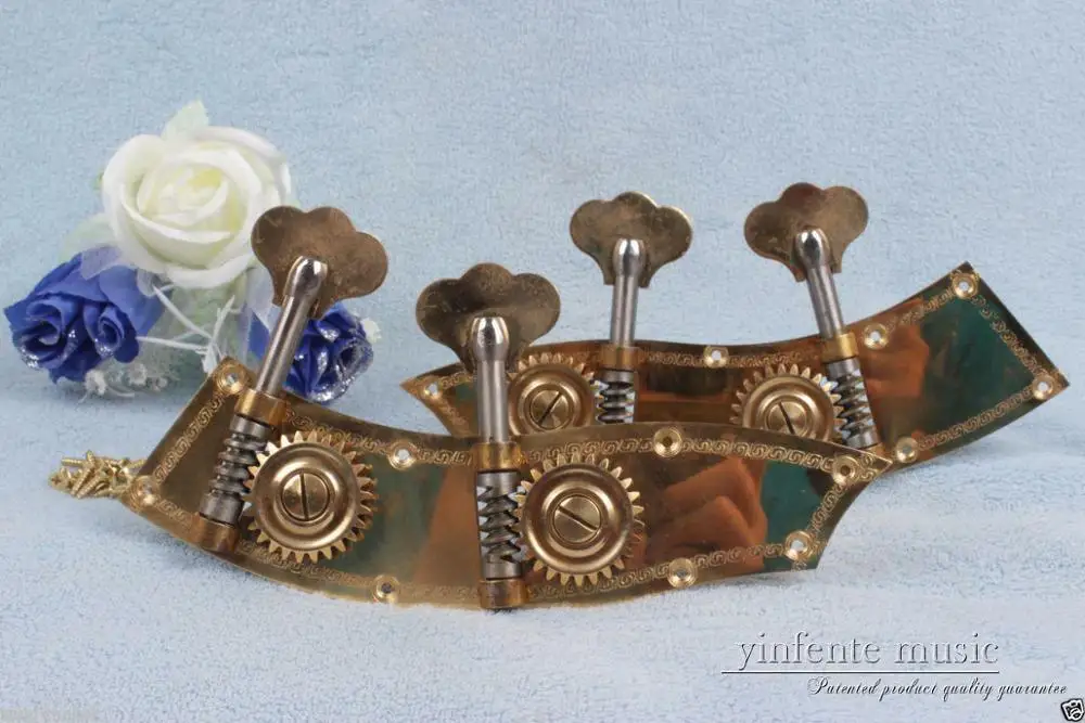 

Новинка 1/2, вертикальный двухбасовый колышек, слитный металлический корпус, двойные басы, детали yinfente