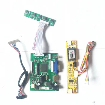 

For CLAA150XP01PQ CLAA150XP01Q V.2 15" 1024*768 LVDS 20Pins HDMI VGA 2AV 2CCFL inverter LCD panel controller drive board DIY kit