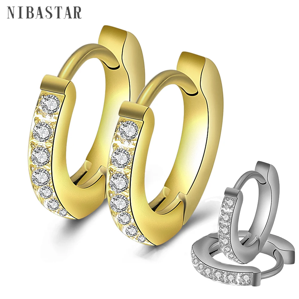 Минималистичные очаровательные серьги-гвоздики в Корейском стиле Модная