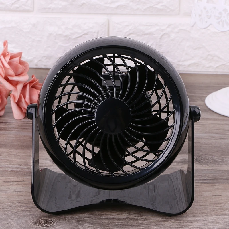 Portable 5V Small Desk USB 5 Blades USB Mini Fans Operation Super Mute Silent