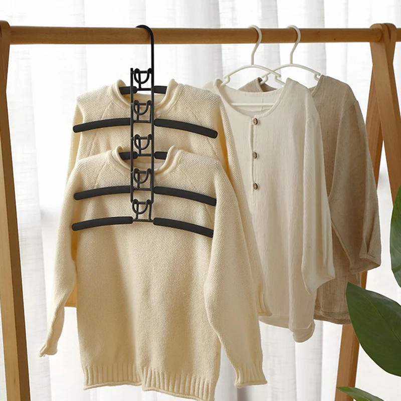 Clothes Hanger, Cabide Multifuncional Wardrobe Hanger, Space-Saving, Detachable Storage Rack, Connect Hooks