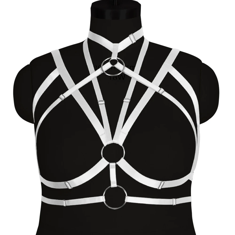 Sexy Black Body Armor Harness Bra Cage With Punk Goth Top Breast Belt Plus  Size Frame Accessory For Bondage Lingerie From Herberta, $12.84