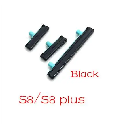 Кнопка регулировки громкости питания для samsung Galaxy Note 8 S8 S9 S10 Plus - Цвет: S8 S8 plus Black
