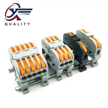 

5pcs LSA-1 PCT-211 PCT-511 Rail Type Quick Connection Terminal Press Type Connector Instead Of UK2.5B Terminal Block