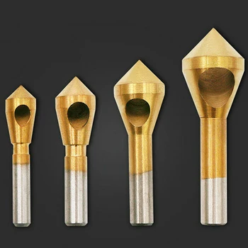 

Titanium Countersink Deburring Drill Taper Hole Cutter Steel/Aluminum Countersunk Head Chamfering Tools