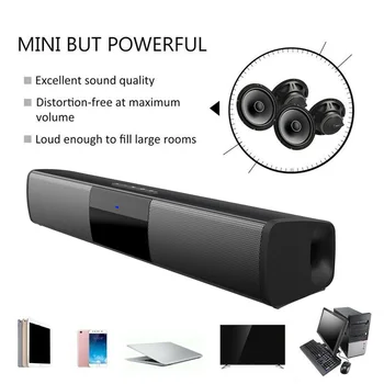 

Modern Music Surround Audio Home Party Retro Stereo Column Compact Subwoofer Sound Bar Bluetooth Speakers Wireless