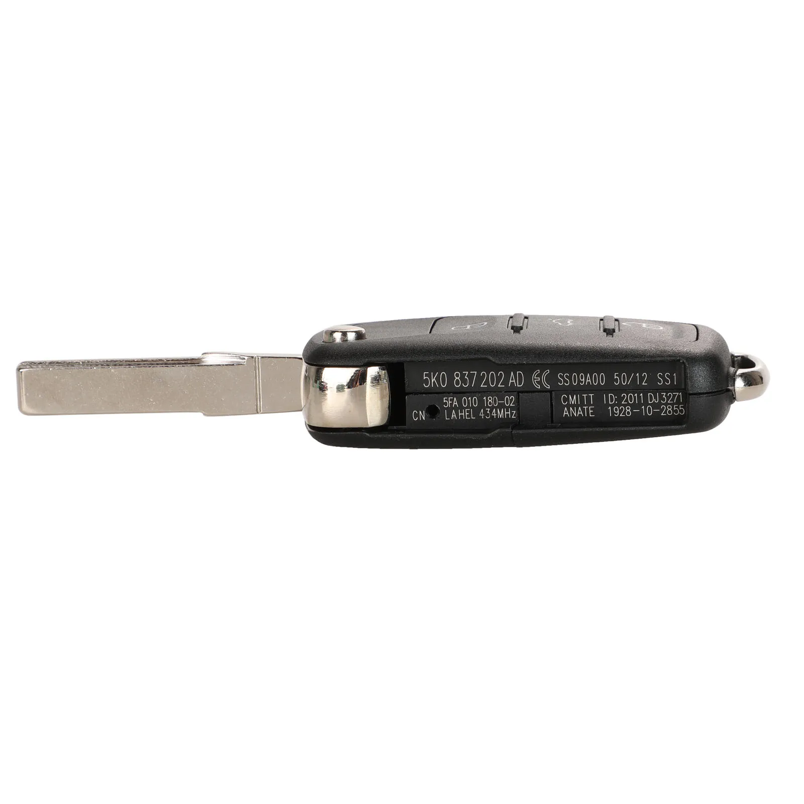 Jingyuqin 4 кнопки ключа автомобиля оболочки для VW Caddy Eos Golf Jetta Beetle Polo Up Tiguan Touran 5K0837202AD чехол складной Flid