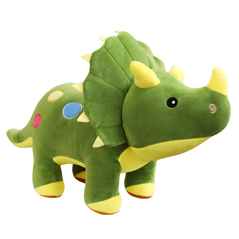 Giant Soft Plush Triceratops Stegosaurus Toy