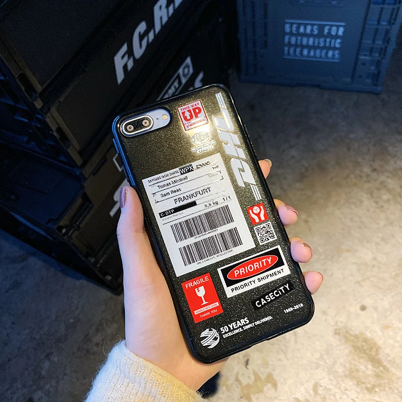 50th Express юбилейный выпуск DHL чехол для iPhone X XS MAX 11 Pro 7 8 6 plus роскошный военный мягкий прозрачный чехол - Цвет: 9