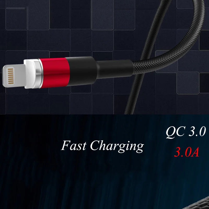 Cafele 3.0A Магнитный usb-кабель type C Быстрая зарядка QC3.0 для Iphone samsung huawei Xiaomi LG мобильный телефон кабель микро-usb синхронизации