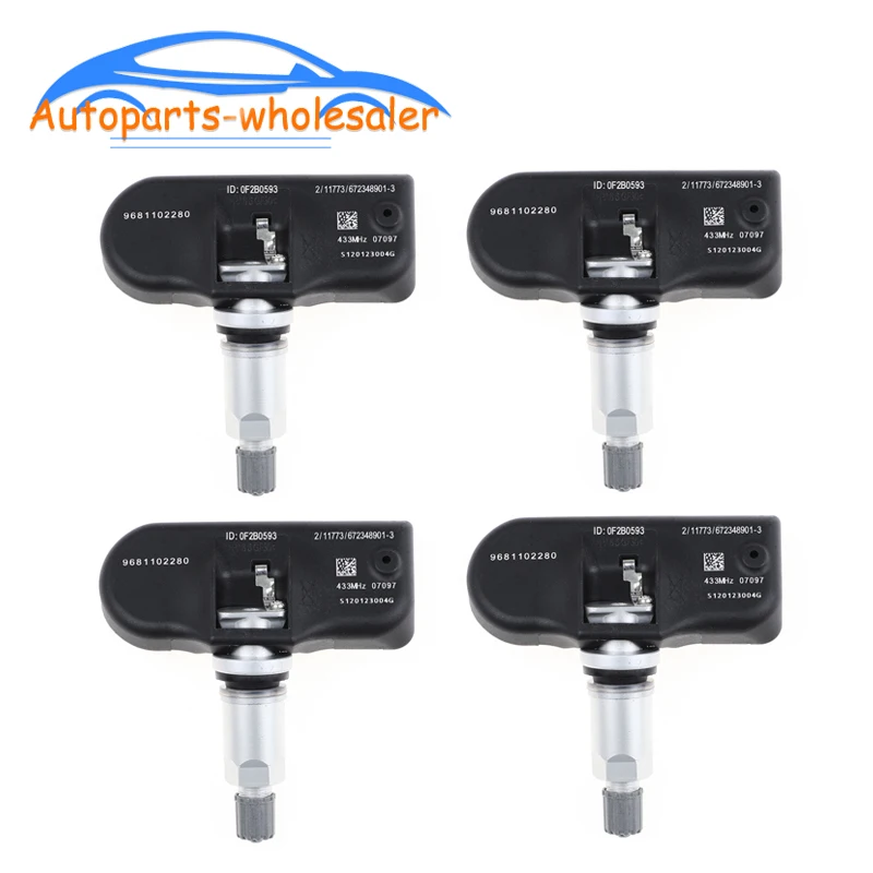 4 шт./лот автомобильные аксессуары 9681102280 для Peugeot 407 207 307 607 508 807 TPMS датчик давления