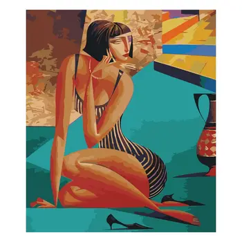 

Paint by Number Kits 16 x 20 inch Canvas DIY Oil Painting for Kids, Students, Adults Beginner with Brushes and Acrylic Pigment