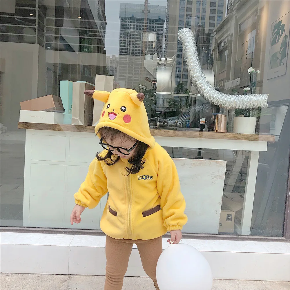 Tonytaobaby/зимняя одежда; новое бархатное пальто с рисунком для маленьких мальчиков и девочек; детская куртка