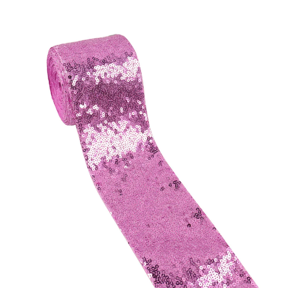 430 light purple Cheer банты 2y/75 мм печать блесток ленты Единорог Русалка мультфильм блеск ленты подарки упаковка DIY банты аксессуары - Цвет: 430 light purple