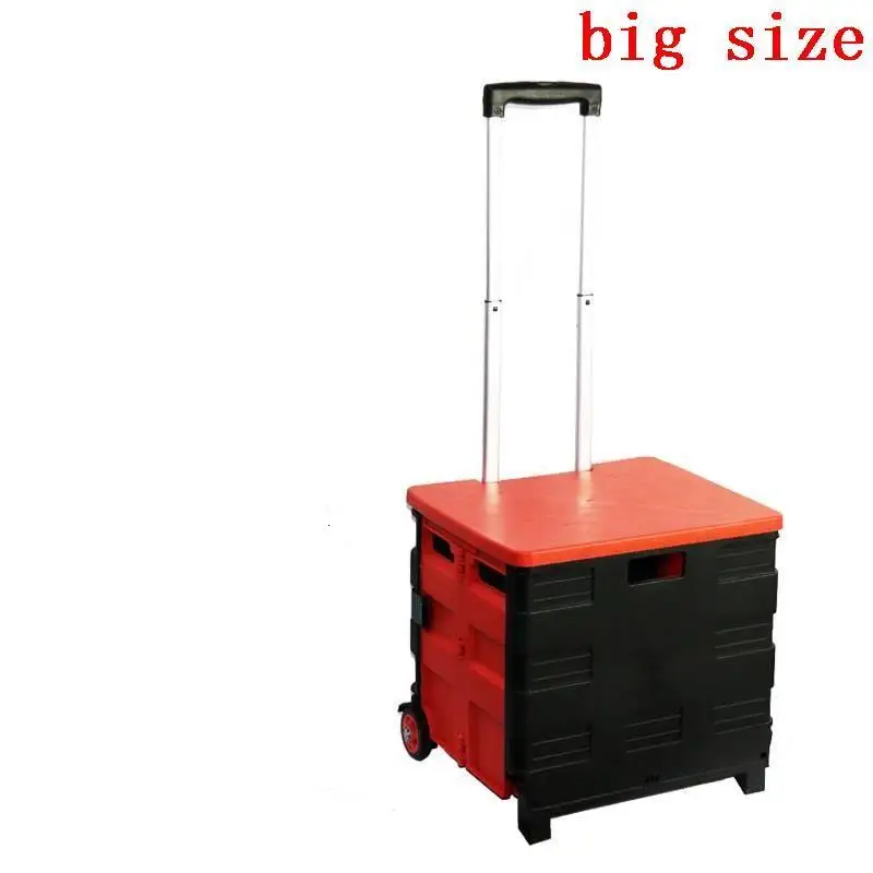 MODEL I Piegevole складной Carro La Compra торговый стол Carrello Cucina колесница де Courses Avec Roulettes Mesa Cocina Кухонная Тележка - Цвет: MODEL I