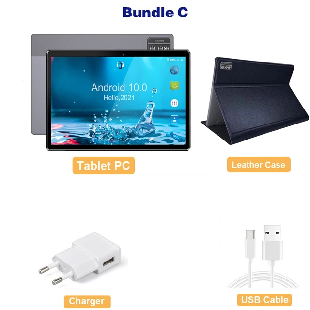 Super Operation Full-fit Insell 2 in 1 Tablet 10 inch Android 10.0 Tablets 5/13MP Cameras WiFi Google Play GMS Tablet PC планшет newest galaxy tablet Tablets