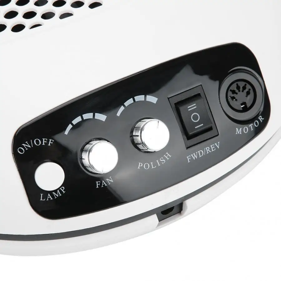 Manicure Machine Nail Vacuum Cleaner Manicure UV Gel Curing Lamp Dryer Electric Nail Drill Machine 100-240V Nails Accessoires