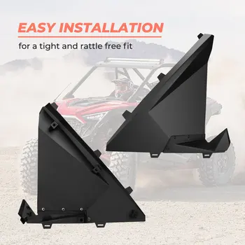 

2020 + Lower Door Panel Inserts for Polaris RZR PRO XP 2020+ Premium Ultimate UTV Door Aluminum Black