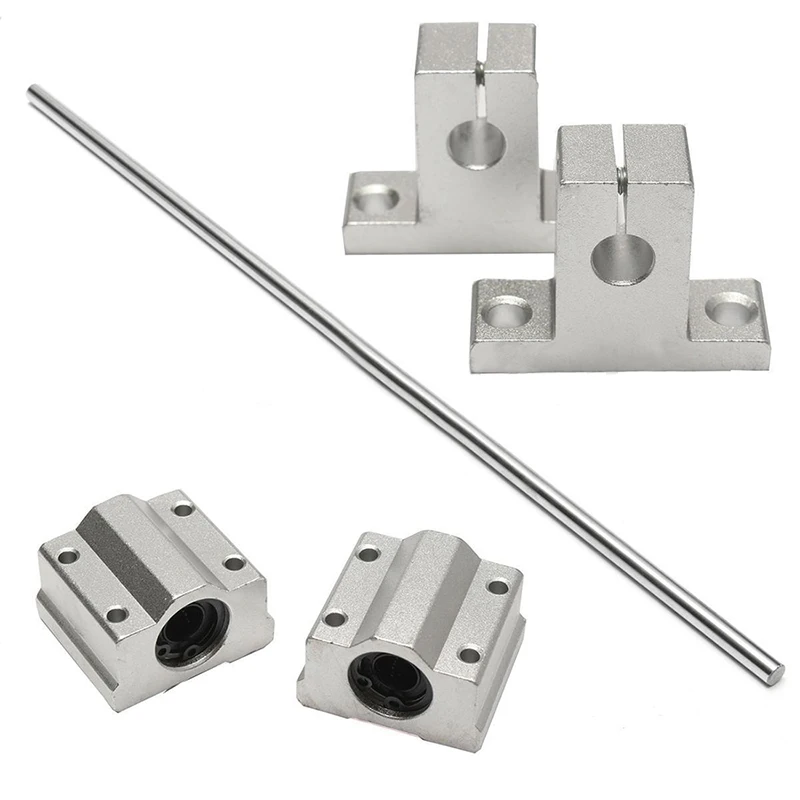 EASY-8mm x 400 мм ЧПУ Линейный рельсовый вал стержень+ SC8UU подшипниковый Блок Набор для 3d принтера