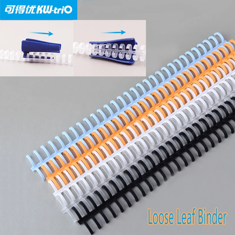 30 Hole Loose leaf Plastic Binding Ring Spring Spiral Rings for 30