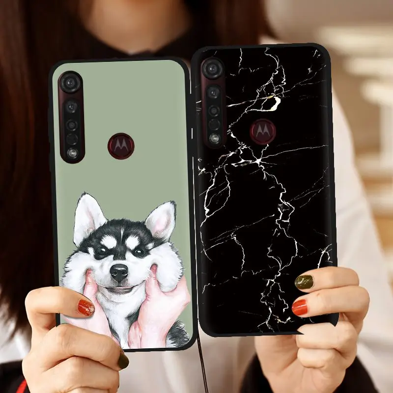Ударопрочный водонепроницаемый чехол для телефона MOTO G8 Plus силиконовый