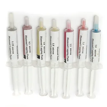 

7pcs 5g Diamond Polishing Lapping Compound Pastes Set 0.25 - 5.0 Micron for Metal Grinding