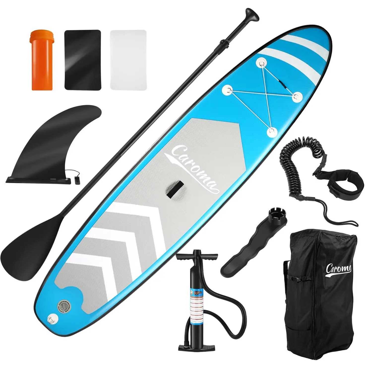 Inflatable Stand Up Paddle Boards, 120x28x4inches Sup With ...