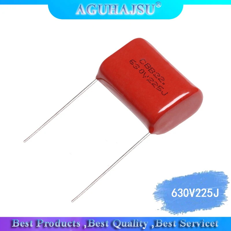 10PCS 630V225J Pitch 25MM 2.2UF 2200NF 225 630V CBB Polypropylene film capacitor | Электронные компоненты и