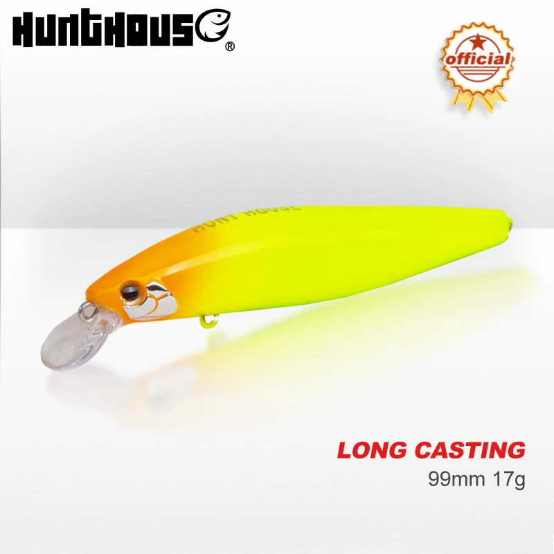 Hunthouse Minnow приманка из вольфрама вес слайдер Система 99 мм 17g Тонущий эксклюзивный