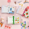 Cute 3 Hole Mini Loose-Leaf Notebook Planner Organizer Binder Journal Diary Ring Binder Note Kawaii School Supplies