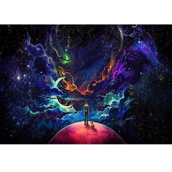 

Universe Space Sky Baby Shower Boy Birthday Backdrop Photography Background For Photo Studio