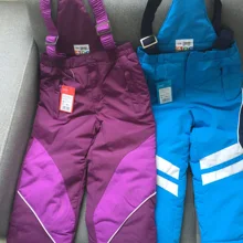 Демисезонные лыжные штаны полукомбинезон зима мембрана непромокоемые непродуваемыедевочка мальчик