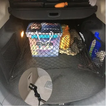

New Style Car styling Nylon Car Trunk Storage Elastic Mesh Net 4 Hooks For Jeep Cherokee 5 KL KK Commander Grand Cherokee 4 WK2