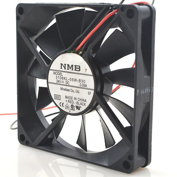 Для НМБ 3106 KL 05W B30 B00 24V 0 09 A 8015 (8 см) 2 (проволока проходит по всей Вентилятор