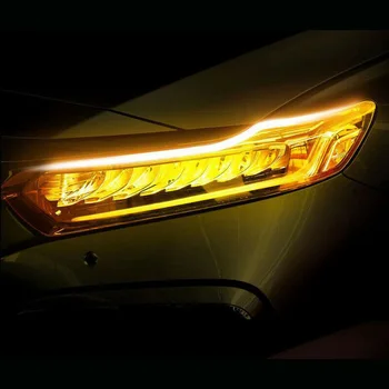 

Sequential Turn Signal Light Flexible LED DRL Turn Signal Light RGB 12V
