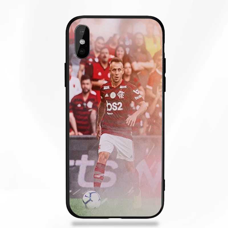 Чехол Rafinha для iphone XR 11 Pro XS Max X 5 5S силиконовый матовый чехол DIY Фламенго RJ FC для iphone 7 8 6 S 6 S Plus 7Plus чехол - Цвет: A3096
