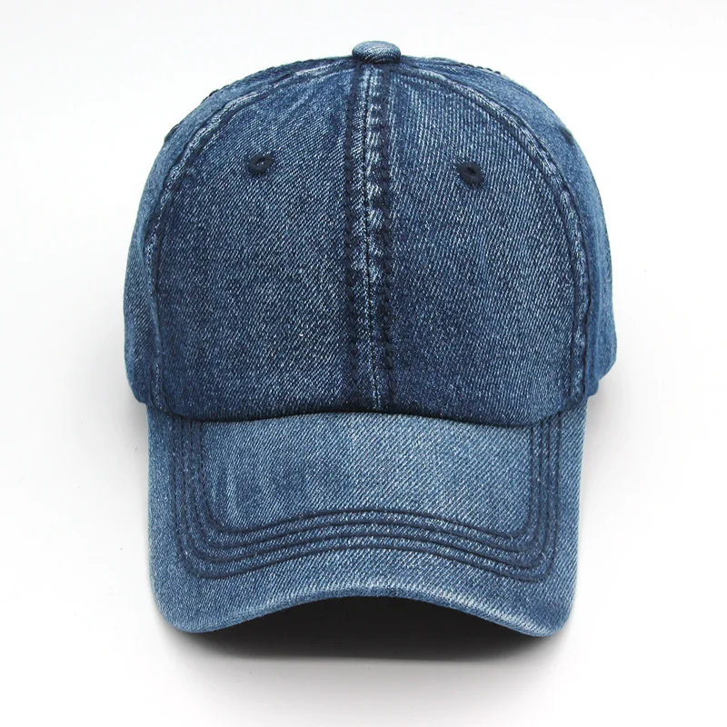 plain denim dad hat
